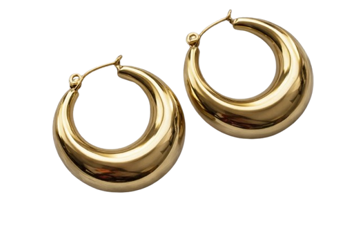 Royal Pearl Hoops Earring
